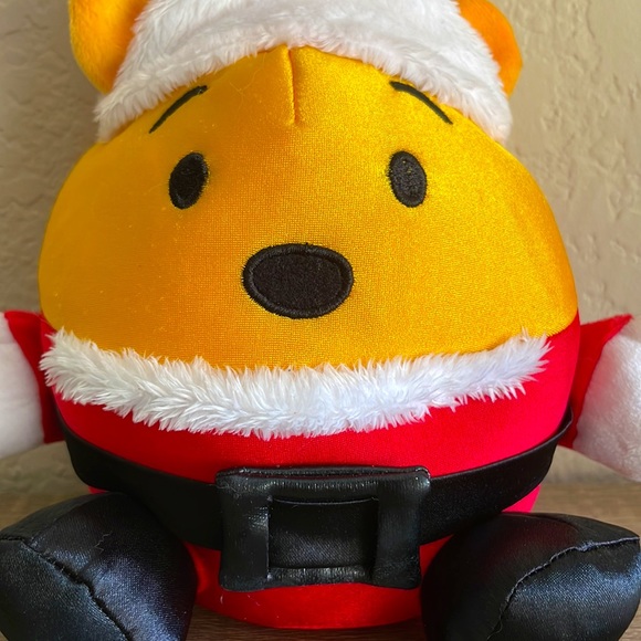 Disney Parks Christmas Santa Winnie The Pooh Plush - Picture 2 of 6